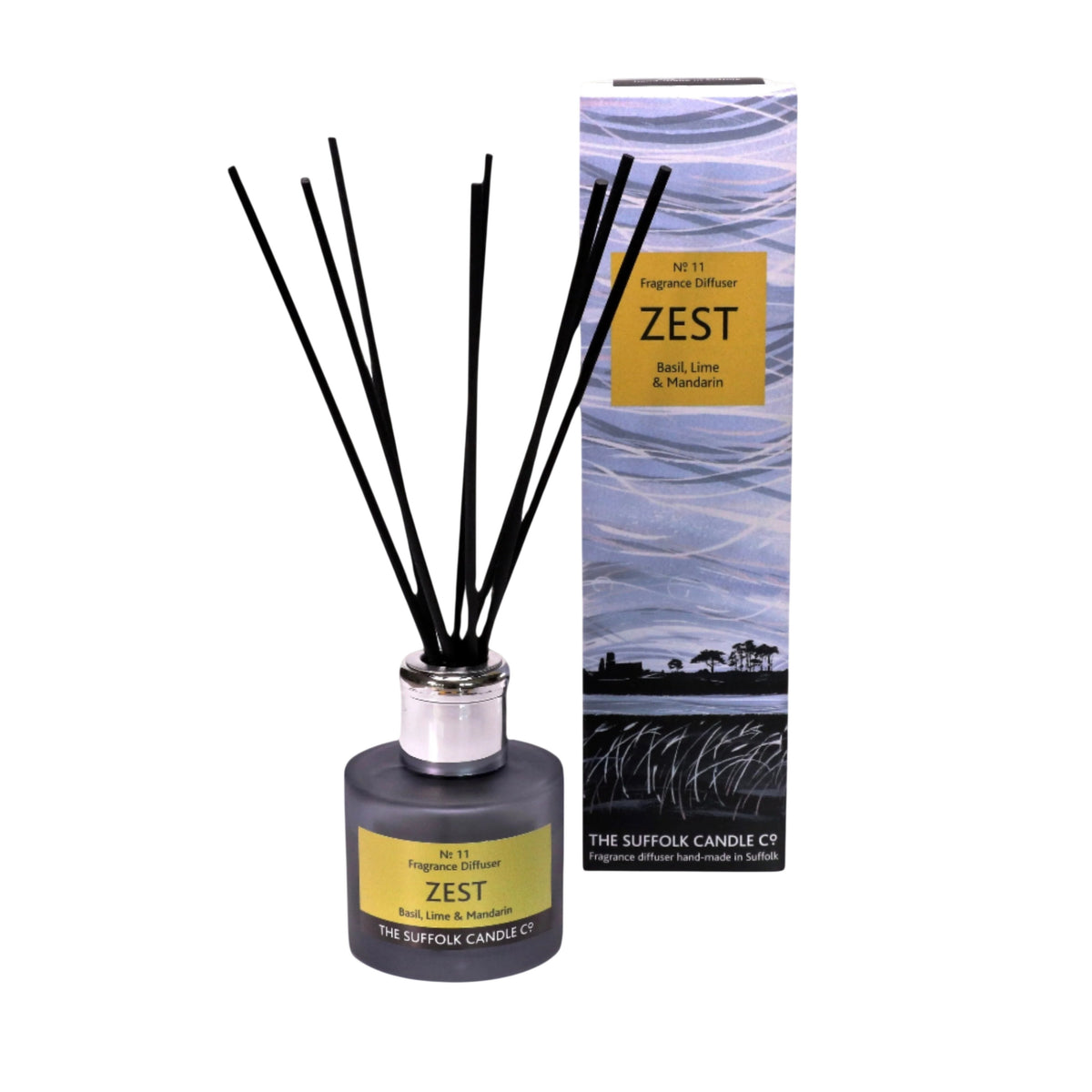 ZEST - Basil, Lime and Mandarin - Diffuser - 100ml