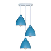 Industrial 3-Head Pendant Light with Adjustable Cables – E27