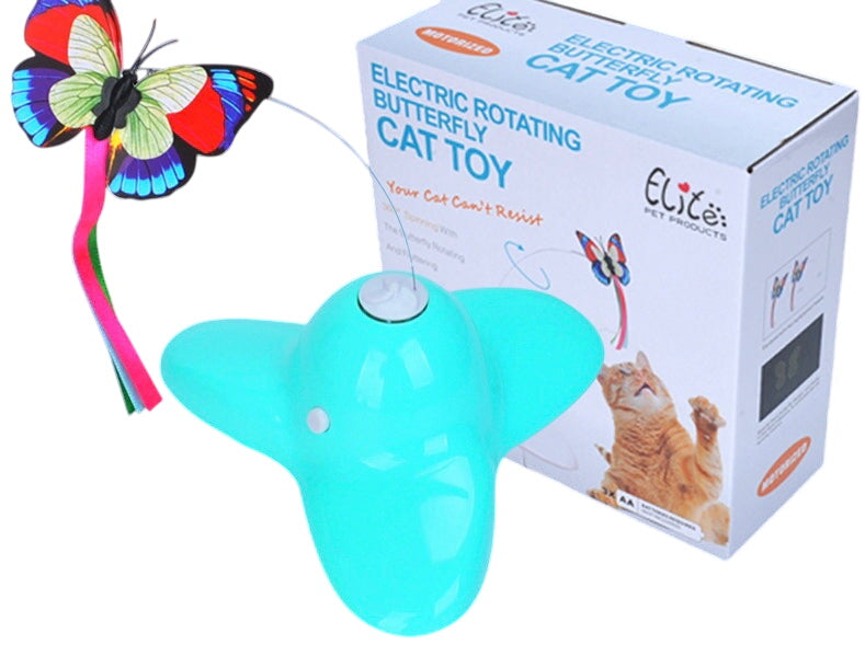 Electric Rotating Butterfly Cat Toy