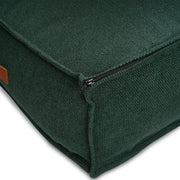 THE RICHMOND | LUXURY GREEN FLAT PILLOW DOG BED