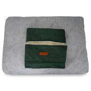 THE RICHMOND | LUXURY GREEN FLAT PILLOW DOG BED