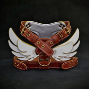 The "Hermes" leather harness -  Large and Giant Breeds