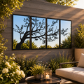 Large Tree Panel Mirror Set