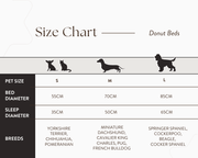THE BALMORAL | LUXURY HERRINGBONE CALMING DONUT DOG BED