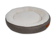 THE LINCOLN | LUXURY TWEED CALMING DONUT DOG BED