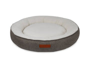 THE LINCOLN | LUXURY TWEED CALMING DONUT DOG BED
