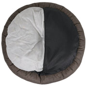 THE LINCOLN | LUXURY TWEED CALMING DONUT DOG BED