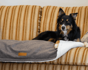 THE LINCOLN | LUXURY TWEED FLAT PILLOW DOG BED