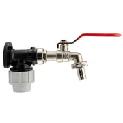Wall Flange Kit 20mm MDPE - Lever Tap 1/2in Outdoor Watering Kit Water Connector